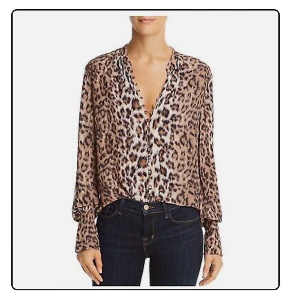 Joie Animal Print Blouse